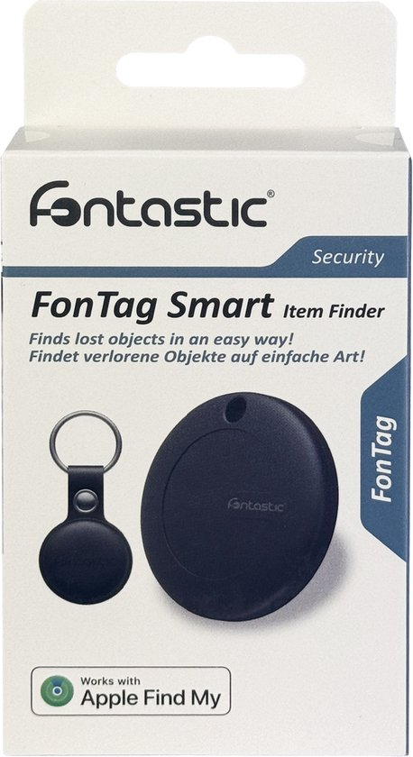 Fontastic FonTag Smart packaging - Apple Find My compatible item finder