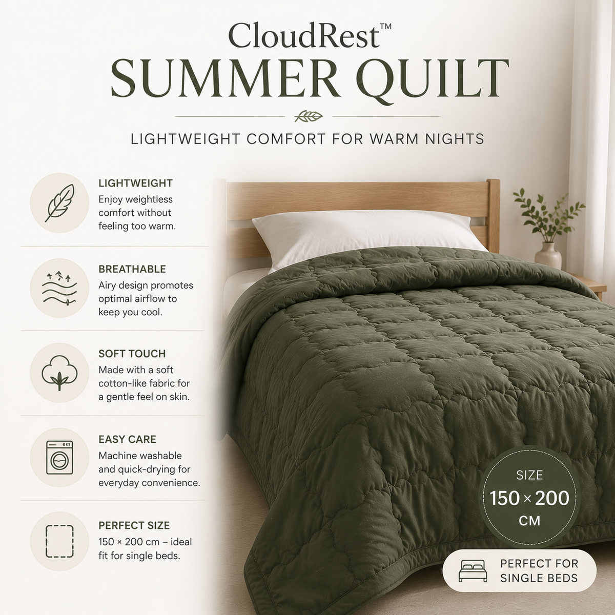CloudRest Summer Quilt