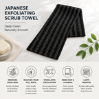 JapanScrub — Japanese Exfoliating Scrub Towel (3-Pack)