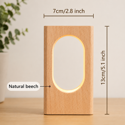 LED Wood Desk Lamp