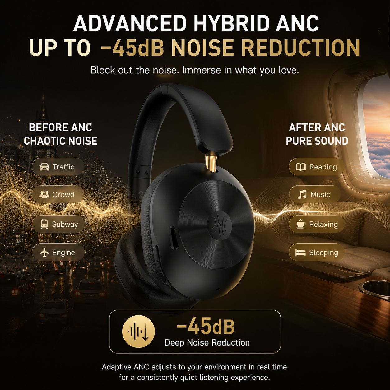 OneOdio Focus A5 Pro Wireless Headphones