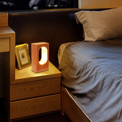 LED Wood Desk Lamp