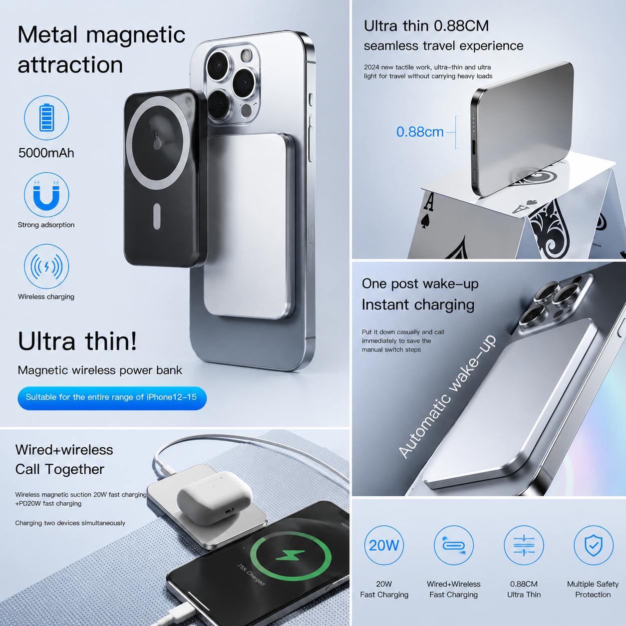 MagSlim Power Bank For Iphone