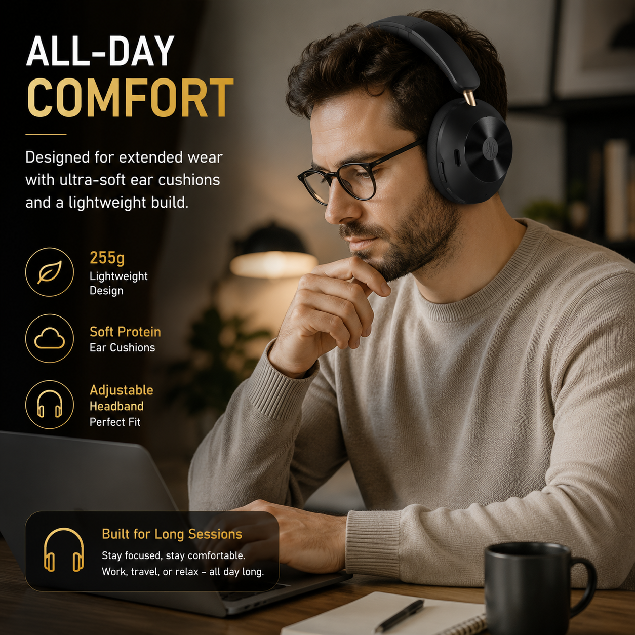 OneOdio Focus A5 Pro Wireless Headphones