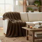 Sherpa Throw — Coffee Brown